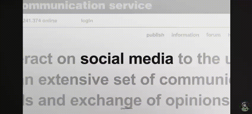 Servizi social media oggi